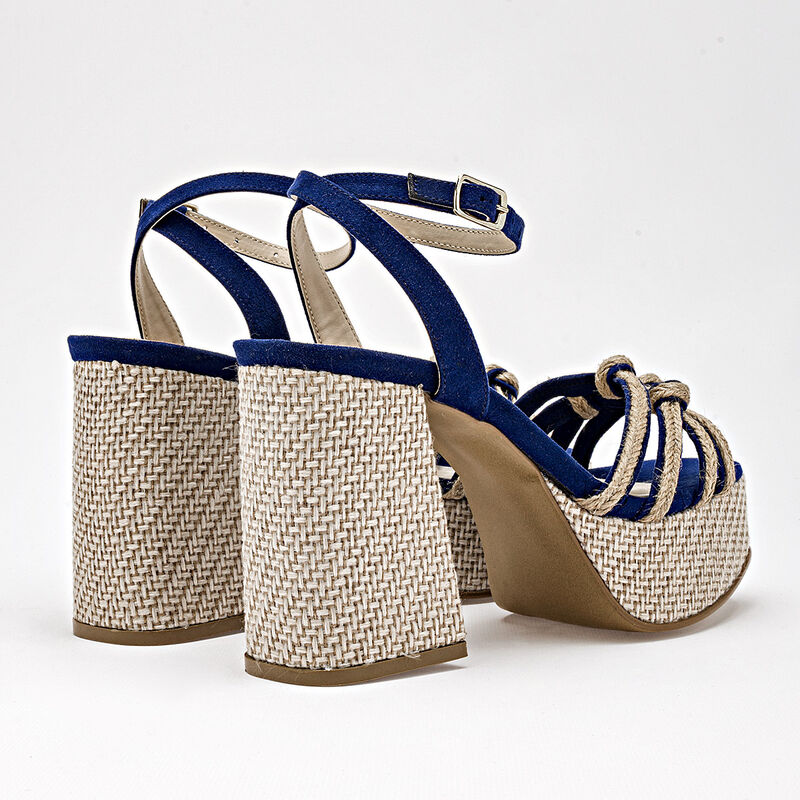 D'Cristian zapatilla abierta para mujer marino ... image number null