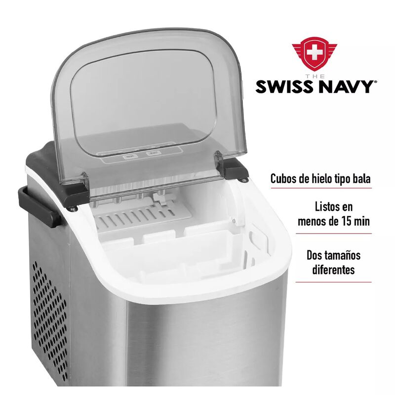 M&aacute;quina Para Hacer Hielo 2 Tama&ntilde;os Port&aacute;til El&eacute;... image number null