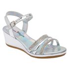 Dianne Monzetti Zapato de graduaci&oacute;n para ni&ntilde;a plata