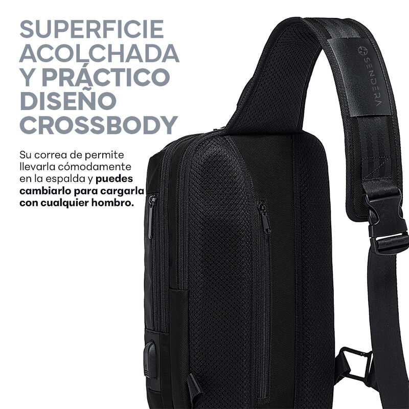 Mochila Crossbody Antirrobo Bandolera Mariconer... image number null