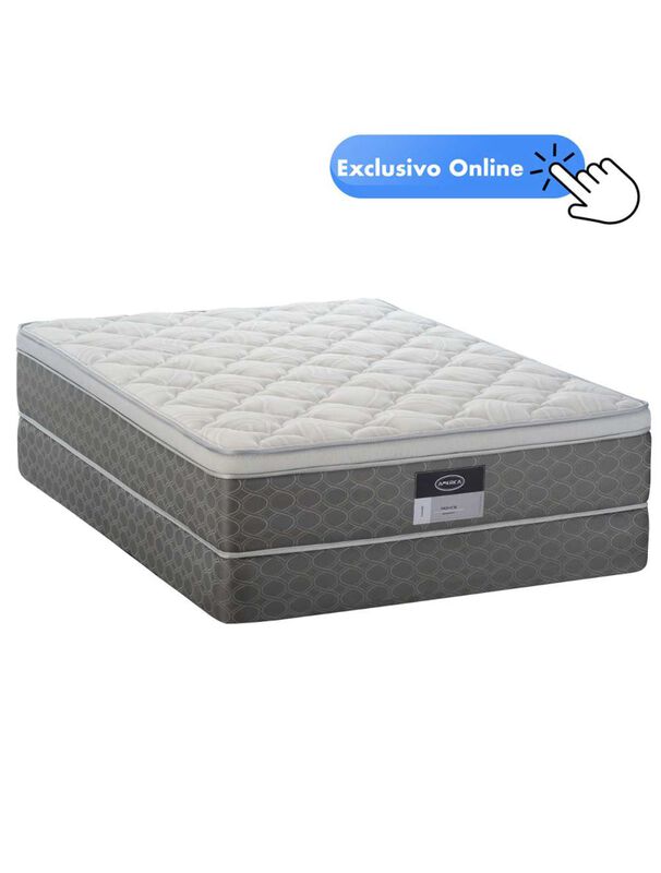 Colch&oacute;n America Queen Royce + Box Gratis Firme image number null