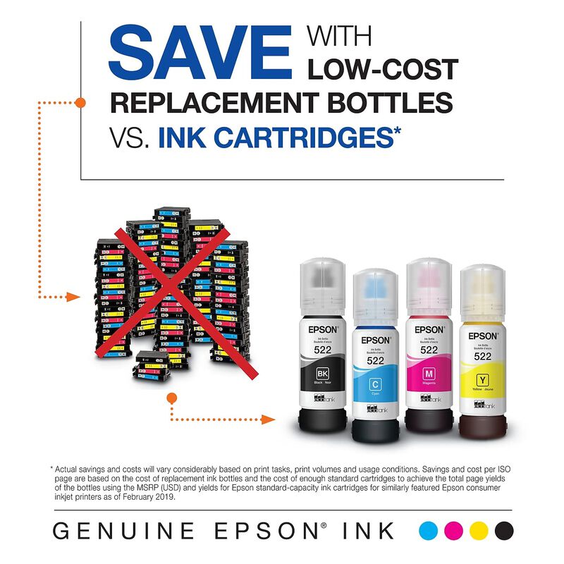 Botella De Tinta Epson 522 Ecotank De Ultra Alt... image number null