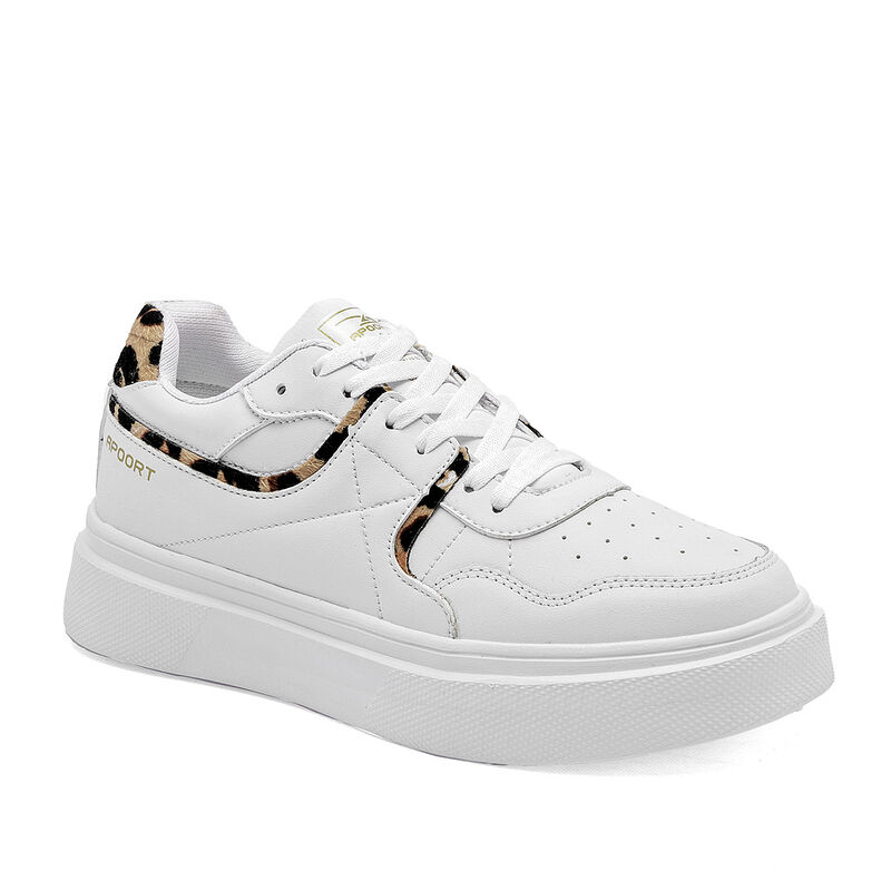 Apoort Tenis urbano para mujer blanco beige image number null