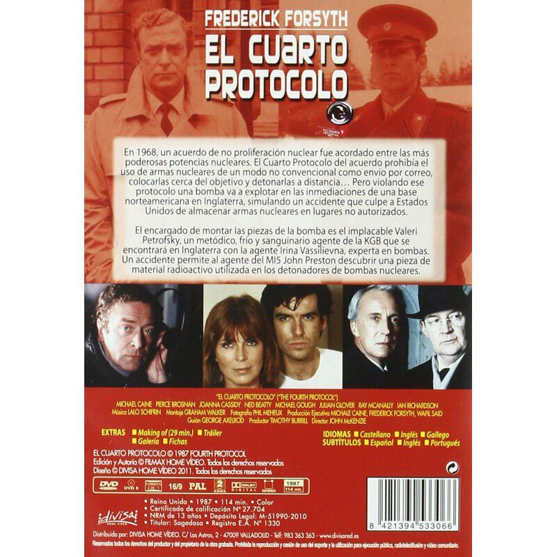 EL CUARTO PROTOCOLO (DVD) image number null