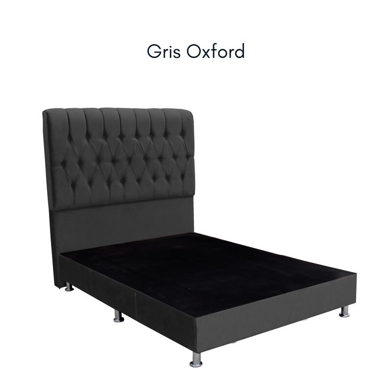 Combo Melfi Matrimonial Gris Oxford image number null