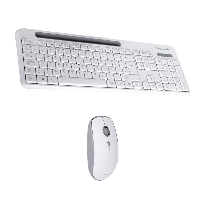 TechZone Teclado y Mouse Inalámbrico 1600 DPIs ... image number null