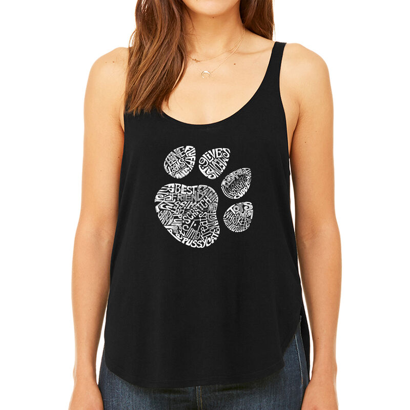 Tank Top Holgado Word Art Para Mujer - Pata de ... image number null