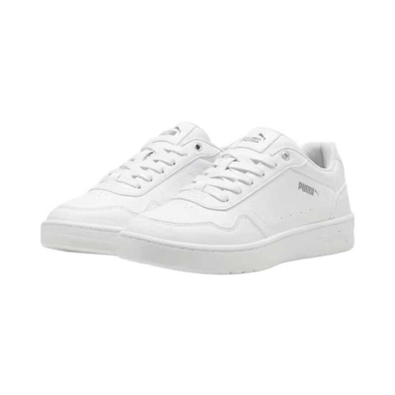 Tenis Puma para Mujer Court Classy Blanco-Plata image number null