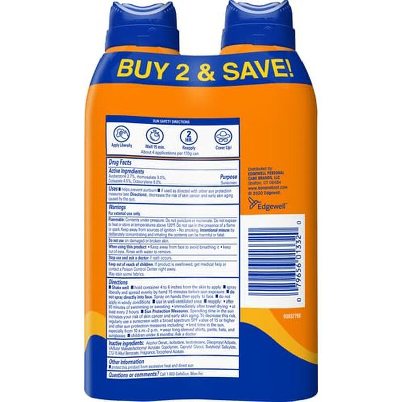 Banana Boat Sunscreen Sport Performance Spray, ... image number null