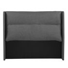 Cabecera Matrimonial Dicasa Becca Gris Oscuro