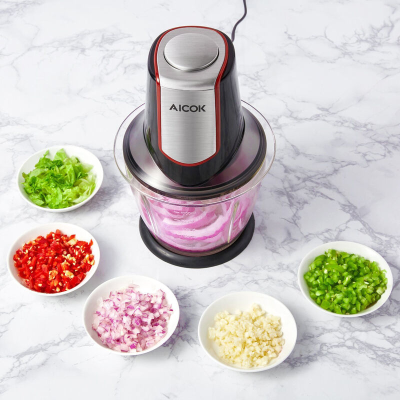 Procesador de Alimentos El&eacute;ctrico Aicok 1.2 Lit... image number null