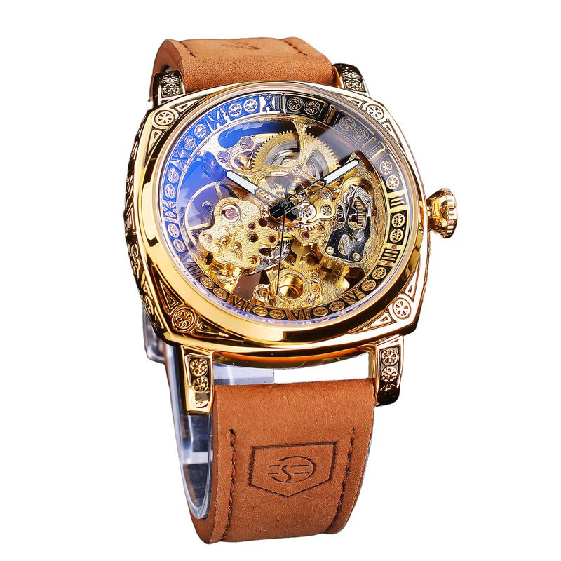 Reloj Forsining Square Retro Mechanical Self-wi... image number null