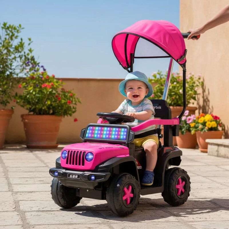 Correpasillos Beb&eacute; 3 En 1 Carro Montable El&eacute;ctr... image number null