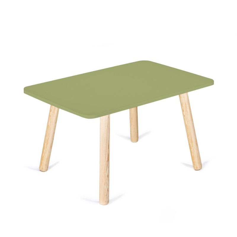 Mesa Rectangular Amplia de Madera para Ni&ntilde;os Y ... image number null