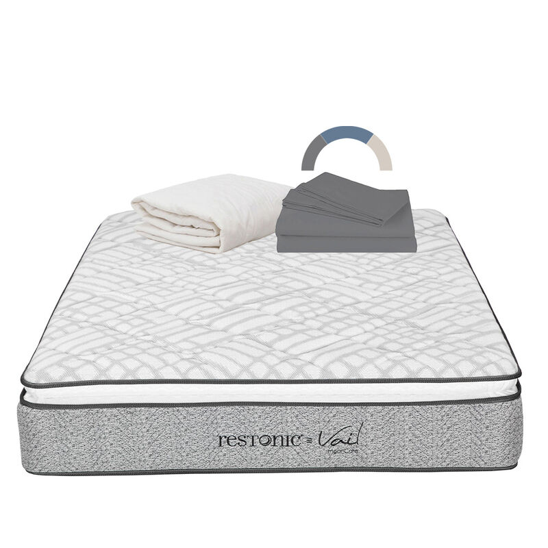 Colch&oacute;n Queen Size Vail + Protector Ultra + 1 J... image number null