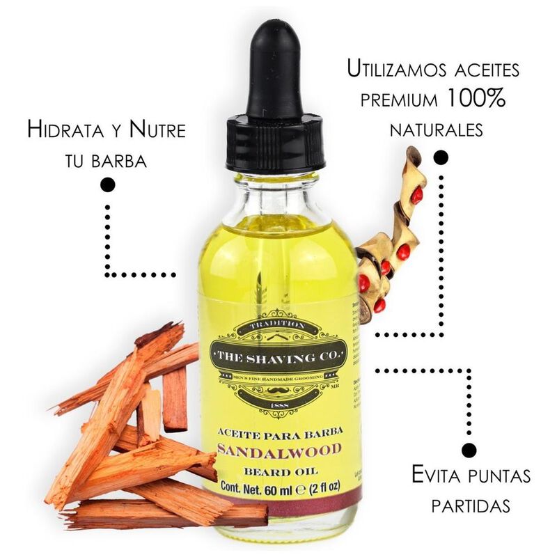 Aceite De Barba S&aacute;ndalo Hidrata Humecta The Sha... image number null