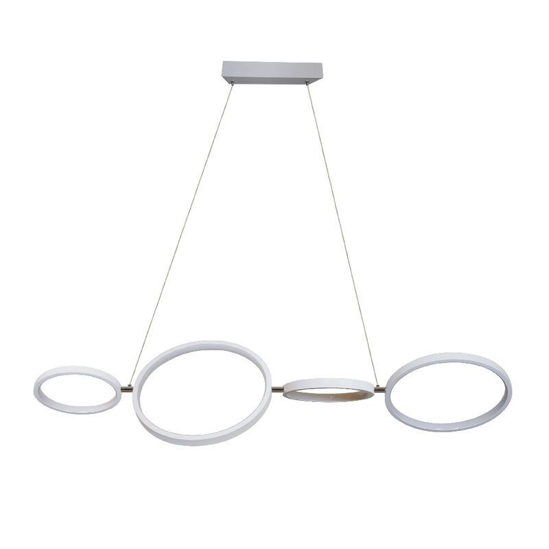 L&aacute;mpara Colgante LED 4 Anillos 33 W, 1.50 m de ... image number null