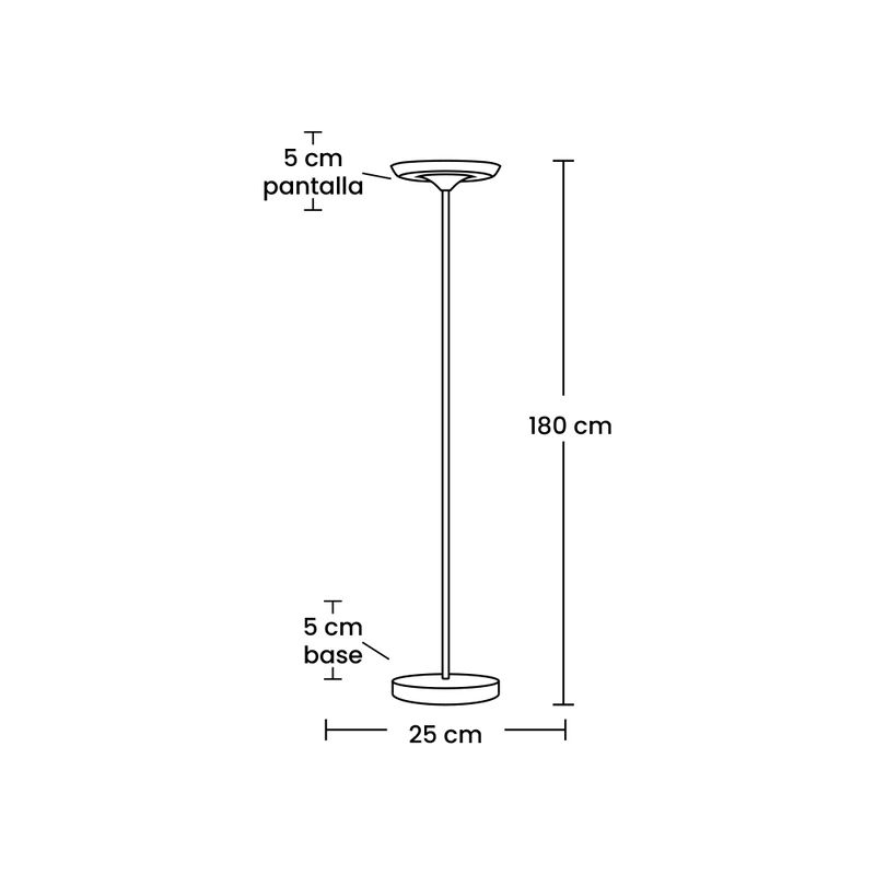 mil luces L&aacute;mpara de pie LED sasori BL image number null