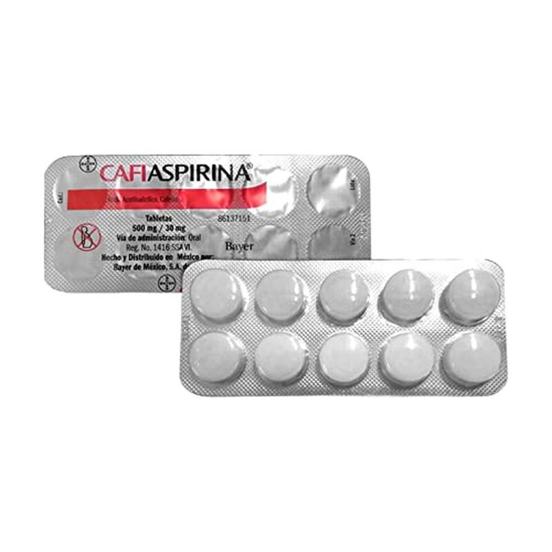 Cafiaspirina 40 Tabletas 500 Mg/30 Mg image number null