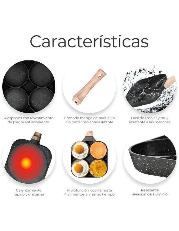 Sarten De 4 Hoyos image number null