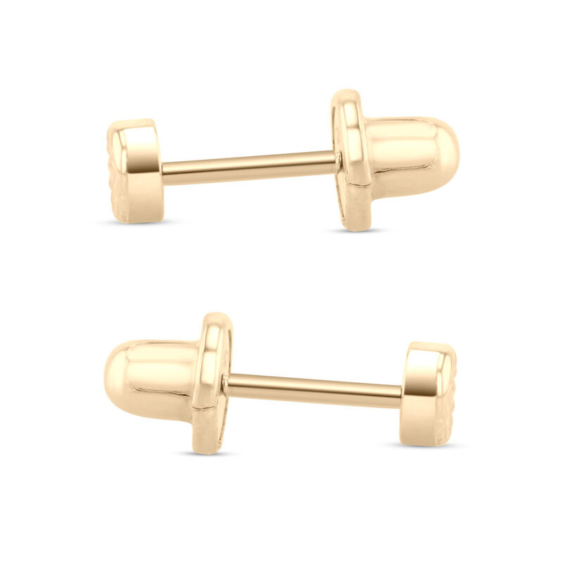 Broqueles De Oro Amarillo 14K (3 Mm) image number null