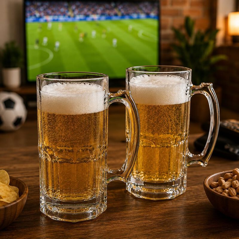 Brandtrendy Juego De 2 Tarros Cerveceros De Vid... image number null