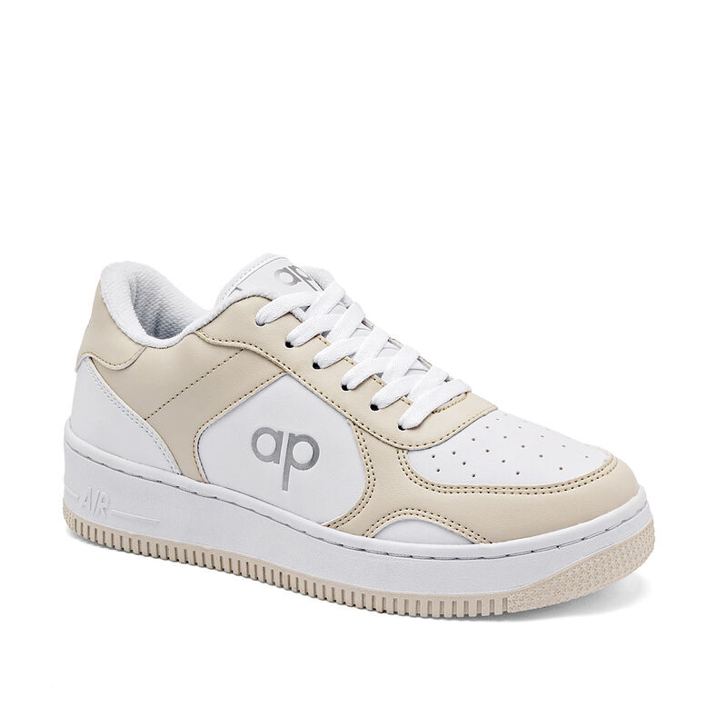 Apoort Tenis Para Mujer Blanco Beige Cod 129097... image number null