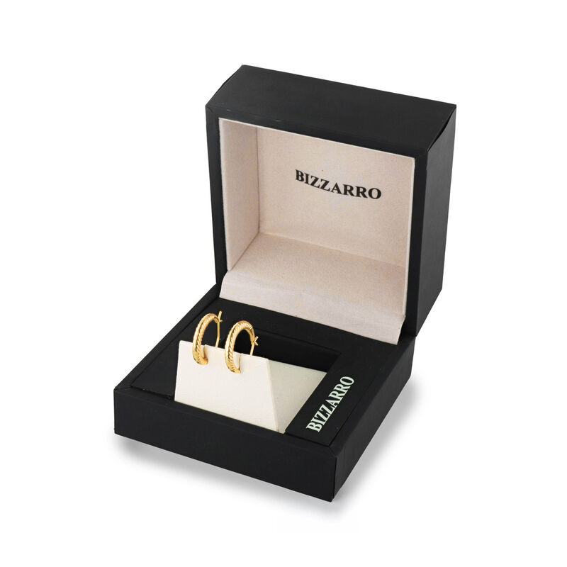 Arracadas Oro Amarillo 14k 13mm Elegantes image number null