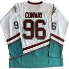 Jersey Hockey Anaheim Mighty Ducks Charlie Conway 96 Blanco  Talla Xl