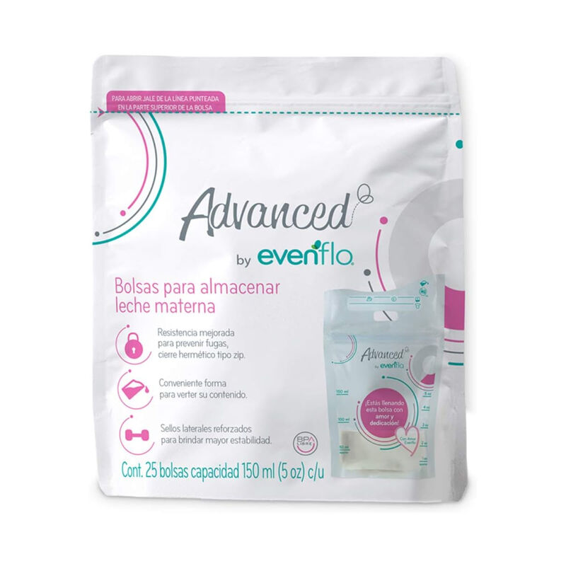 Bolsas Para Almacenar Leche Materna Evenflo 5oz... image number null
