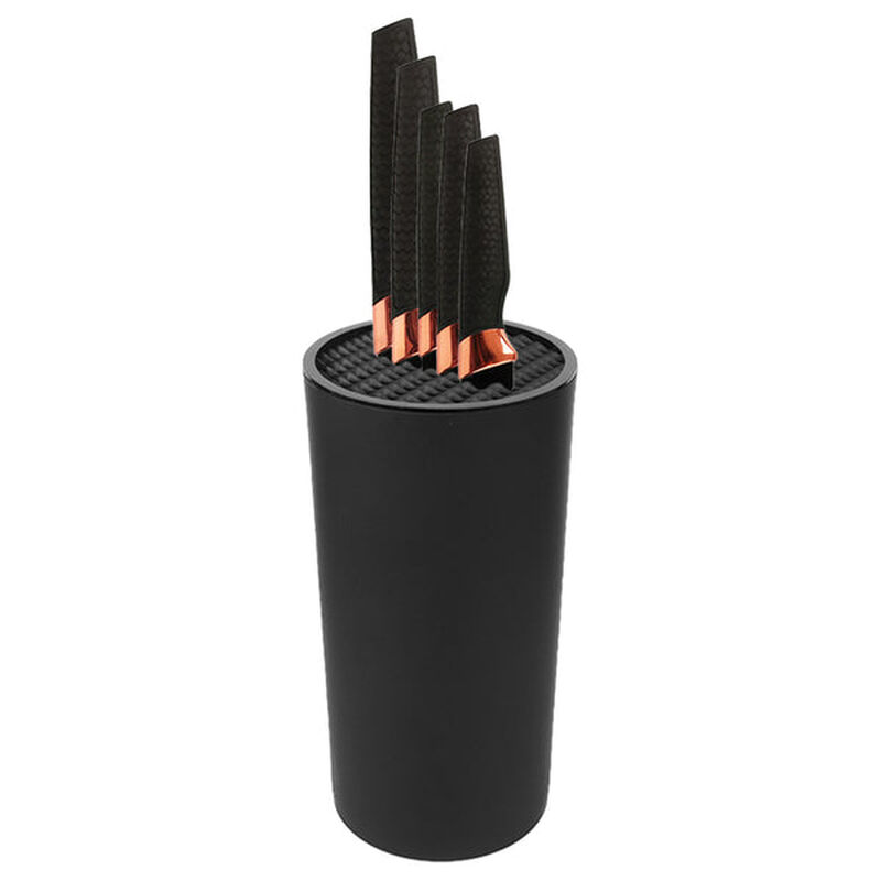 Set Completo De Cuchillos Con Base Organizadora... image number null