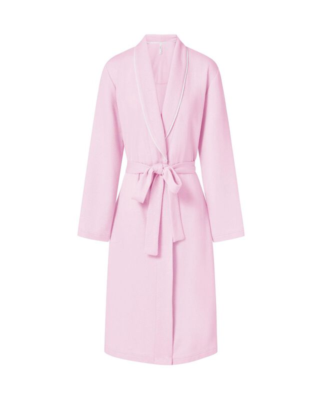 Bata de Smoking con Detalle Rosa image number null