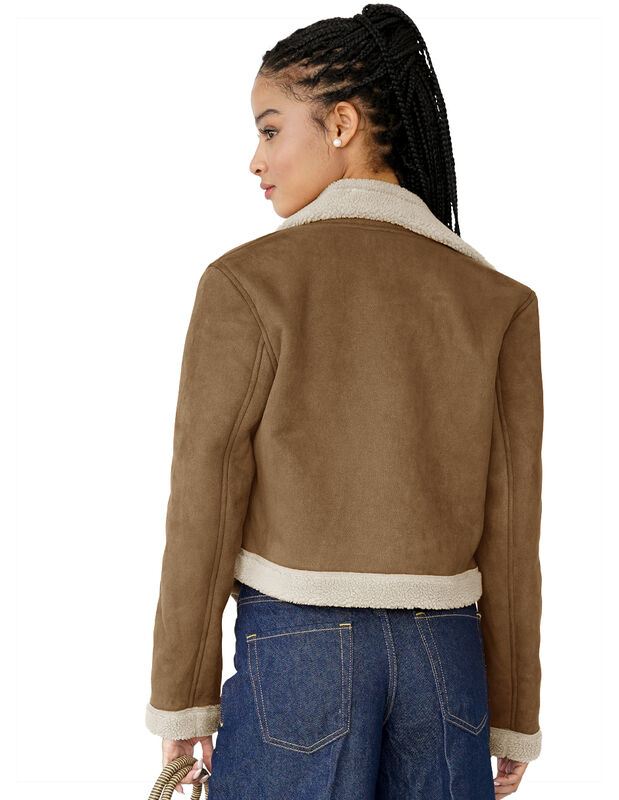 Chamarra Mujer Invierno Cuello Interior Aborreg... image number null