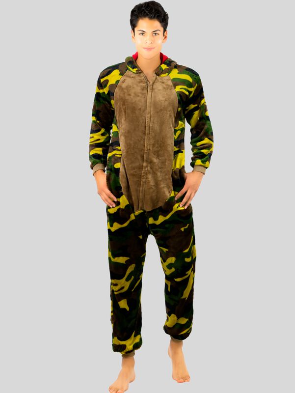 Pijama Mameluco Adultos Y Ni&ntilde;o Invierno Pijamas... image number null