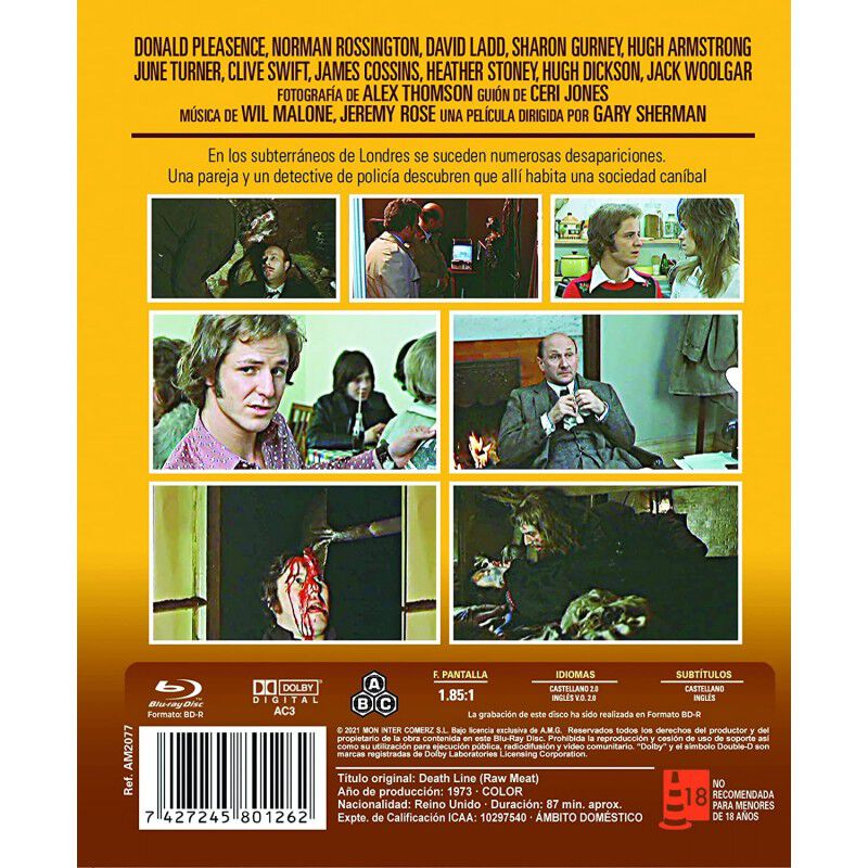 Subhumanos (Blu-ray) (BD-R) (L&iacute;nea de la muerte... image number null