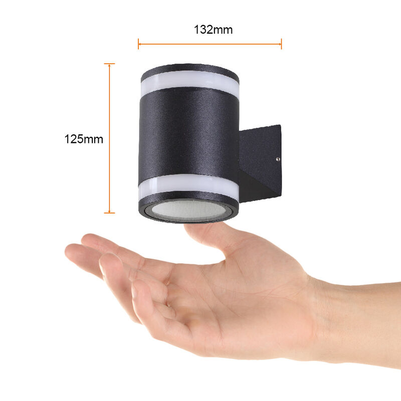 L&aacute;mpara LED de exterior en muro, 6 W, Luz Suave... image number null
