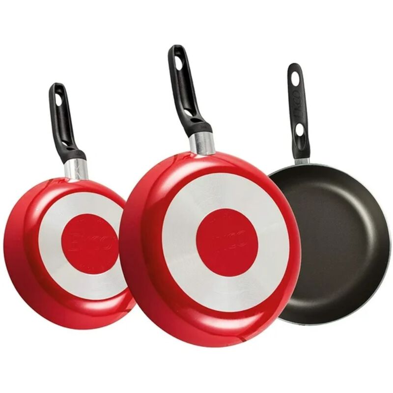 Juego de Sartenes Ekco 773026 3 Piezas Roja END image number null