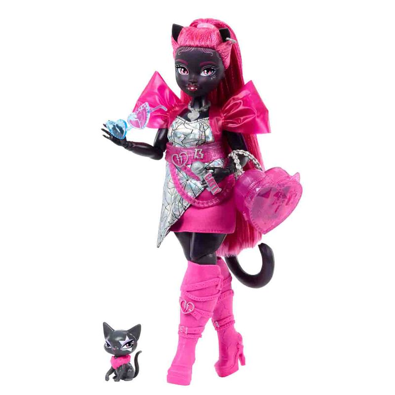 Gato De Peluche Doll Monster High Catty Noir Co... image number null