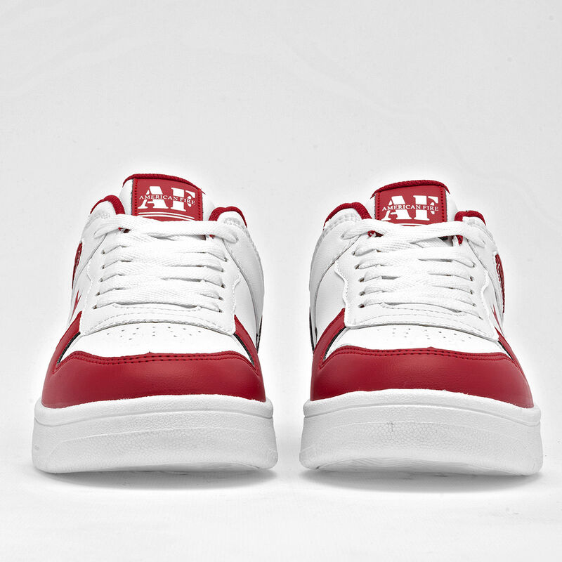 American Fire tenis para hombre blanco rojo cod... image number null