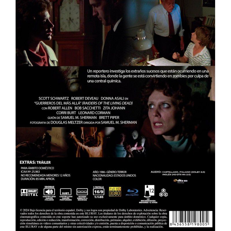 Guerreros Del M&aacute;s All&aacute; [blu-ray] (1986) Raiders... image number null