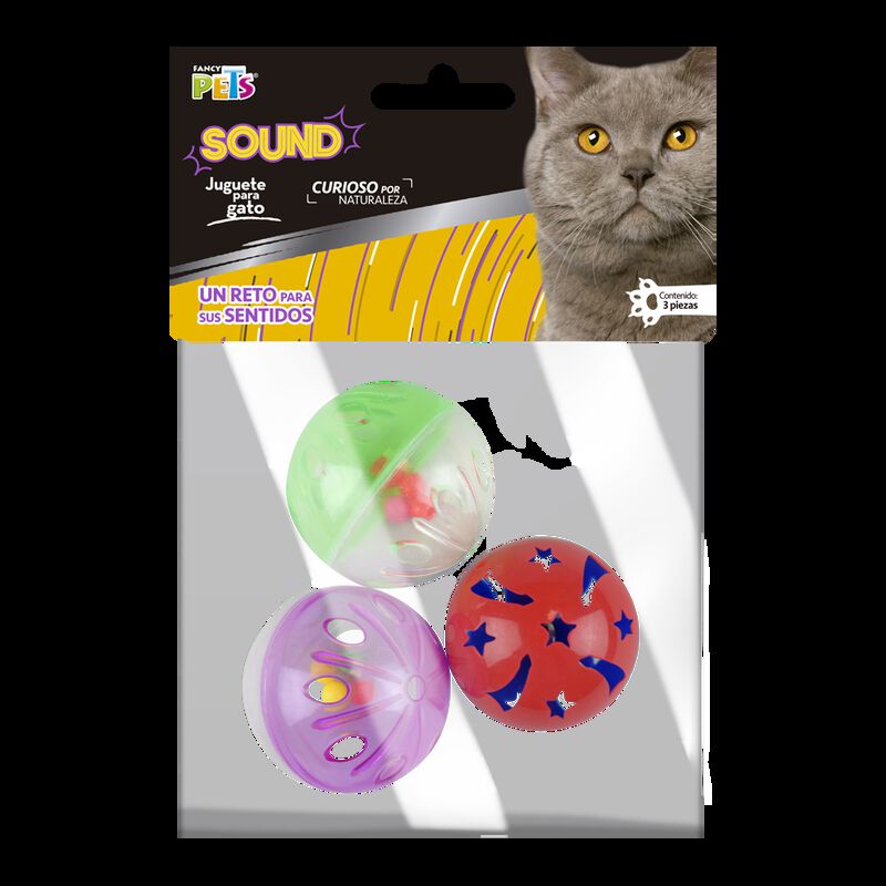 Fancy Pets Set De Juguete Sound Pelotas Enjaula... image number null