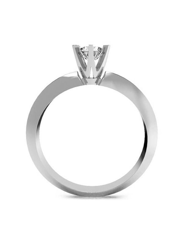 Anillo de Compromiso de 14K con Diamante de Lab... image number null