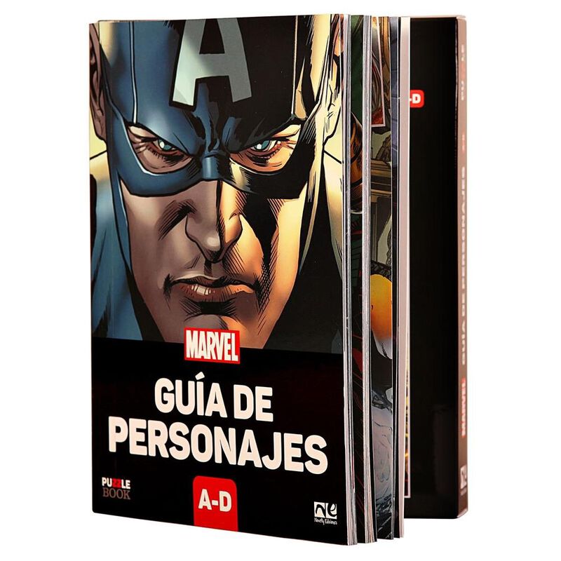 Libro + Rompecabezas Marvel Gu&iacute;a De Personajes ... image number null