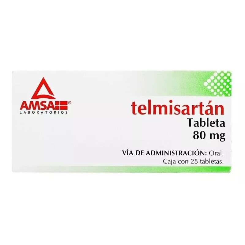 Telmisart&aacute;n 28 Tabletas 80mg image number null