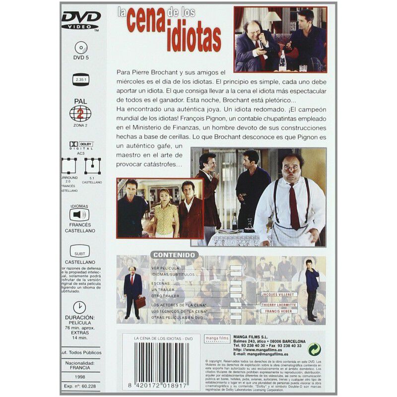 La Cena De Los Idiotas [dvd] image number null