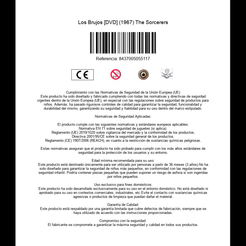 Los Brujos [dvd] (1967) Los Hechiceros image number null