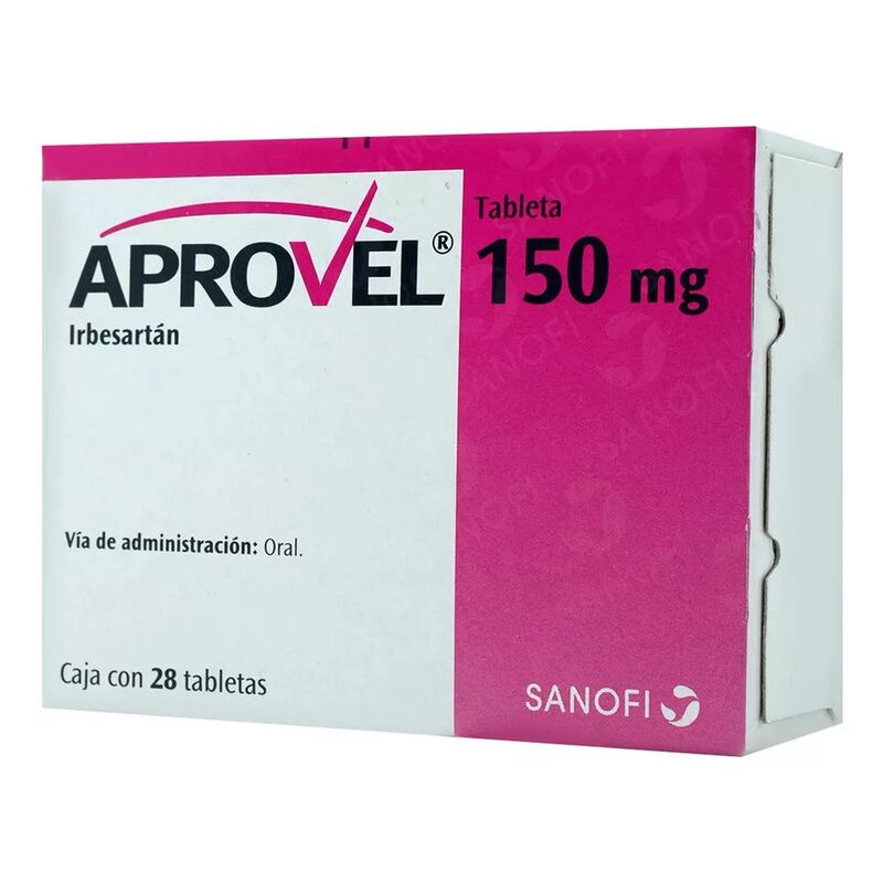 Aprovel Tabletas 150 Mg, 28 Tabletas image number null