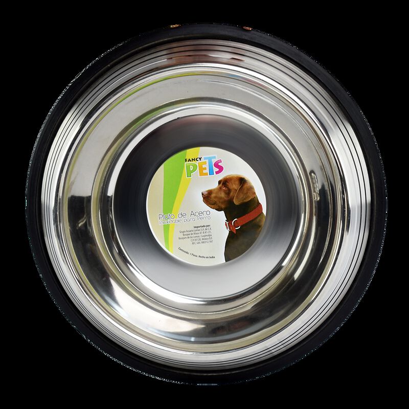 Fancy Pets Plato Estriado De Acero Inoxidable P... image number null