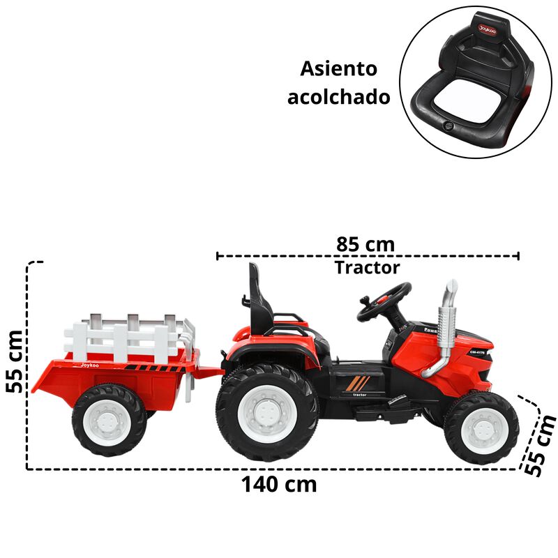 Montable Electrico para Ni&ntilde;os Tractor de Granja... image number null