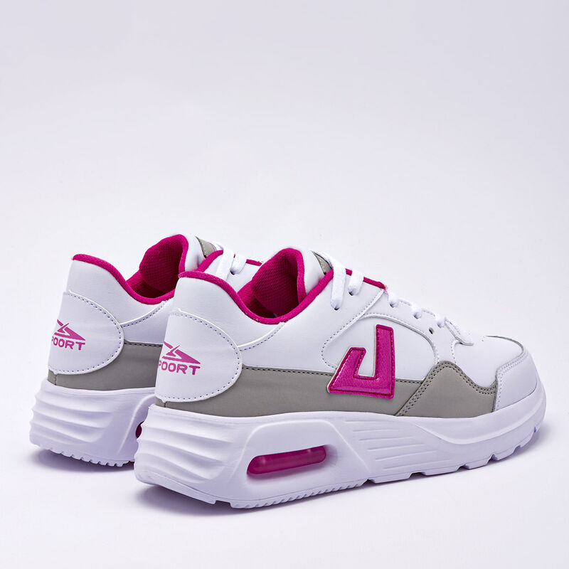 Apoort Tenis deportivo para mujer blanco gris f... image number null